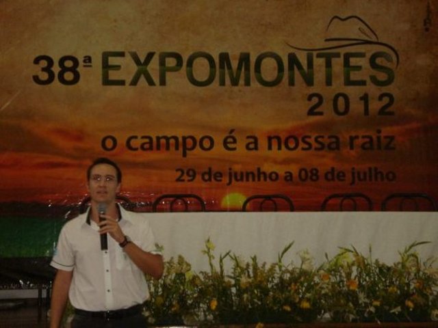 Professor Gabriel ministra palestra na 38ª EXPOMONTES