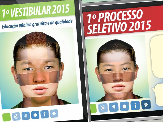 arte para notcia - 1 PS  Vestibular 2015